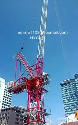 China D4522 Jib Luffing Crane Tower Inner Climbing Type 6tons 45m Booom Length for sale