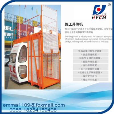 China Cheaper SC100 Builder Hoist Elevator with Anti Fall Devices and Limiters for sale