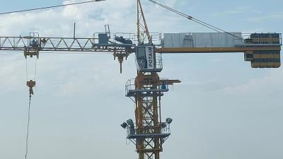 China Apply Potain MC120B Used Tower Crane with L46 Mast Sections and 60m Boom Length for sale