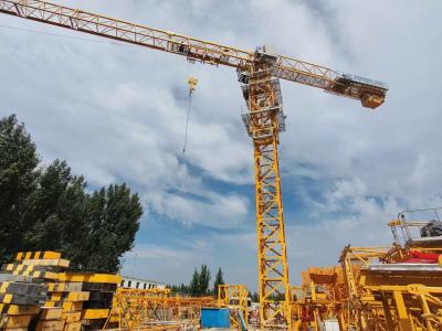 China 12T QTZ250 7020 Used Construction Crane 60m Height And L68 Mast 2019 Year Made for sale