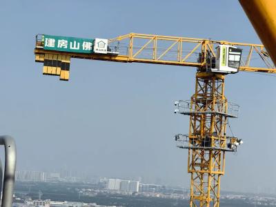 China 6515 10t Used Tower Crane With 65m Jib Boom and 46m Free Height QTZ160 Model for sale