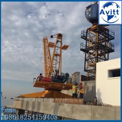 China QD1515 3 Tons Derrick Crane for Lifting Materials With Luffing Mechanism for sale