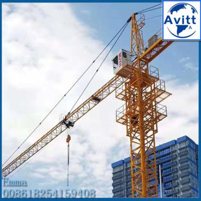 China Small Construction Hammerhead Tower Crane QTZ4208 External Climbing Type for sale