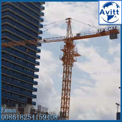 China QTZ160 1600ton.m Topkit Tower Crane 12tons For 220ft Heigh Building for sale