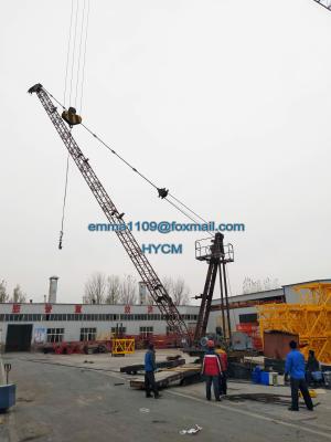 China D3015 Derrick Tower Crane 30mts Luffing Jib 1,5tons Tip Load Preço FOB à venda