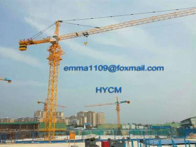 China 50m Boom Length Manufacturers Dwg Tower Crane TC5010 5000kg Load Capacity for sale