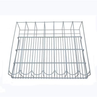 China Household Metal Powdered Coating Refrigerated Wiring Shelves Wire / Basket for sale