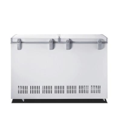 China Hotel Hot Sale 2 Inverter Technology Big Doors Freezer White Chest Freezer for sale