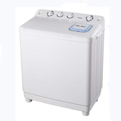 China Household Energy Saving Sharp Twin Tub Washing Machine With Storage Box for sale