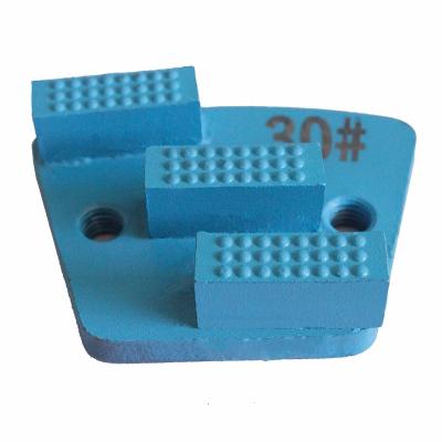 China Linear High Speed ​​Smooth Edge 12mm Segments Concrete Diamond Grinding Size Diamond Grinding Tools for sale