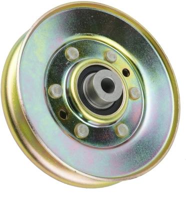 China Custom Hotels Steel Plate Idler Belt Pulley for sale