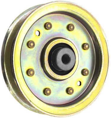 China Hot Selling Small Idler Hotels Flat Pulley Steel Plate Flat Idler Pulley Replace Hustler 604219 for sale