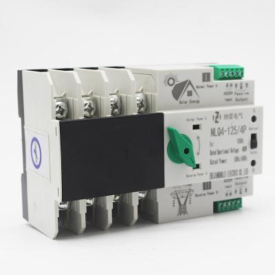 China Excellent Power Best-selling Quality NLQ4-125/4P Dual PC Automatic Transfer Switch for sale