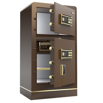 China Home Safety Hot Products Fireproof Heavy Key Lockl Money Deposit Hotel Home Metal Fireproof Home Safe Box for sale