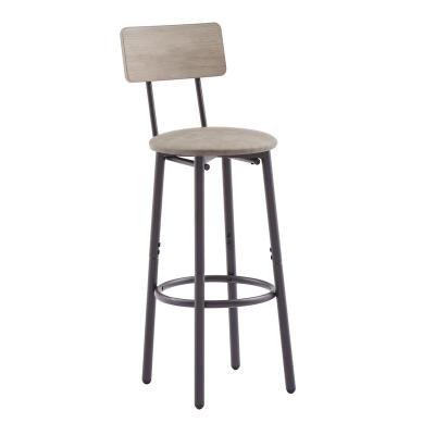 China Factory price 2pcs high stool style high leg metal frame restaurant stool bar stool modern antique bar stool chair for sale