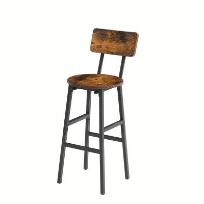 China Factory price 2pcs high stool style high leg metal frame restaurant stool bar stool modern antique bar stool chair for sale