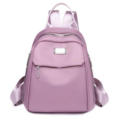 China Lady Lightweight Backpack Oxford 2022 New Fashion Women Trend Canvas Nylon Waterproof Leisure Mini Backpack for sale