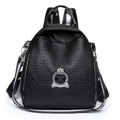 China Lady Fashion New Lady Fashion Personality Shell Backpack Trend Mini Pu Backpack Universal Single Shoulder Travel Diagonal Bag for sale