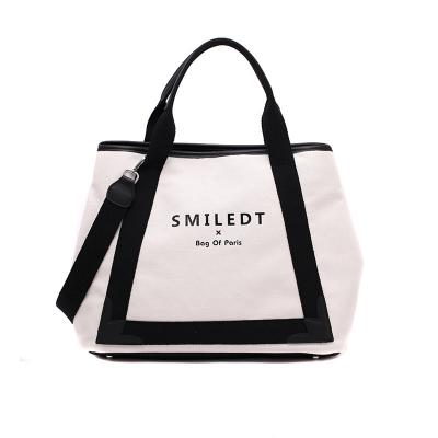 China Wholesale Fashion Canvas Travel Bags Sports Bag Customized LOGO For Large Water Proof Short Travels Handbag Shopping Bag for sale