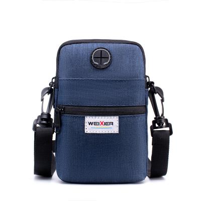 China With USB 2021 new multi-color men's summer multi-pocket mobile phone bag outdoor sports waist bag with single-shoulder leisure for sale