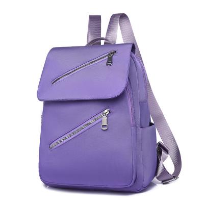 China 2021 New Fashion Women's Backpack Fashion Women's Casual Bag Travel Oxford Bag Korean Outdoor Cloth Backpack for sale