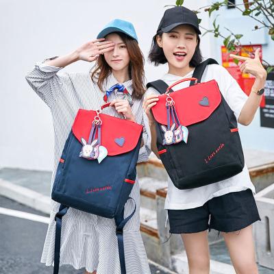 China With USB 2021 Wholesale Hot Sale Fashion Children Student School Bag Travel Backpacks With USB Tassel Decoration Filling Computer Bag for sale