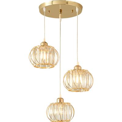 China Pendant light of the best-selling pendant lamp style home bar gold commercial luxury luminous modern classic cafe restaurant en venta