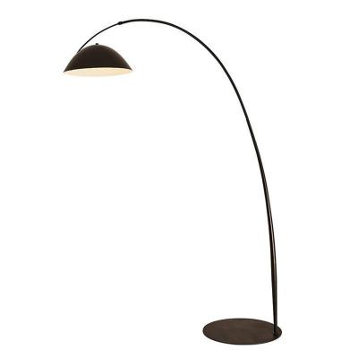 China Industrial Nordic Modern Style Home Decor Position Floor Light Led Peach Floor Lamp With Black Metal Shade MAX40W Contemporary Hotel Lamp zu verkaufen