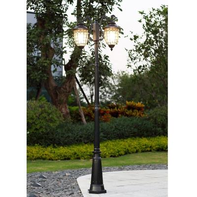 China European Style American Style Modern Style Customized Outdoor Classic European Style Aluminum Lamp Post Waterproof LED Street Light Antique Garden Light And Pole Garden zu verkaufen