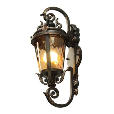 China China Classical European Factory Outdoor Black Outdoor Led Lantern Wall Sconce Porch Wall Mount Lights Waterproof Outdoor Fixture Lamp zu verkaufen