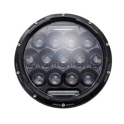 China Light Up 7 Inch Round 60W Led Light Motorcycle Headlight Spotlight For Jeep Cafe Racer Motorcycle Accessories Light LED Head for sale