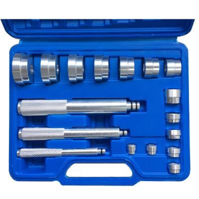 China Master Tool Set Aluminum Auto Axle Repair Tools Wheel Race Seal Bush Driver 17 PCS Wheel Race Seal Bush Driver for sale