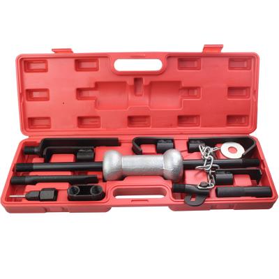 China Slide Hammer Puller 10 Pound Nine Pieces Hammer Puller Slide Puller Dent Set Puller Tool Auto Kit Repair Tools for sale