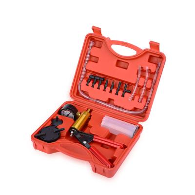 China Portable Brake Test Manual Vacuum Pump Bleeding Kits For Auto Brake Bleeding Tester Type Brake Tester Set Self Vacuum Pump Vehicle Tools for sale