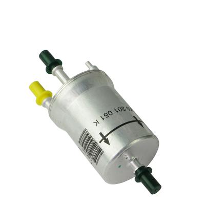 China Auto Parts Gasoline Fuel Purification Filter With Pressure Regulator OEM 1K0201051K Fuel Filter for sale