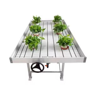 China Greenhouse Ebb Flow Seedling Rolling Bench Grow Tables For Growing Various Plant Types en venta