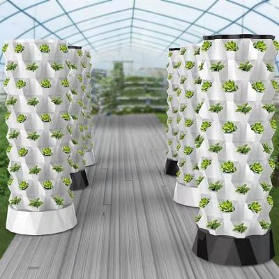 China Vivero Jardín interior Cultivo Torre hidropónica vertical con tanque de agua de 30L en venta