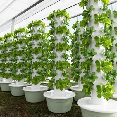 Κίνα Home Use Indoor Garden Soilless Hydroponic System Grow Tower 5/7/9 Layers With Light προς πώληση