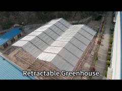 Retractable Roof Film Greenhouse