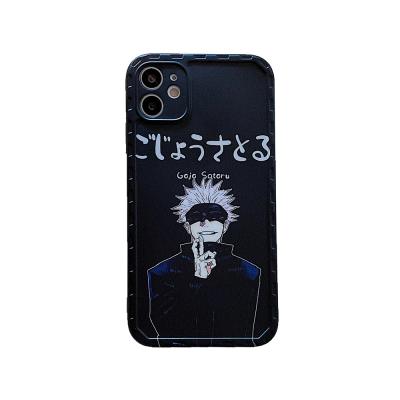 China Wholesale Free Shipping Anime Jujutsu Kaisen Gojo Satoru Shockproof Cover Case For iPhone 13 11 Pro Max 13 Pro Max Xr for sale