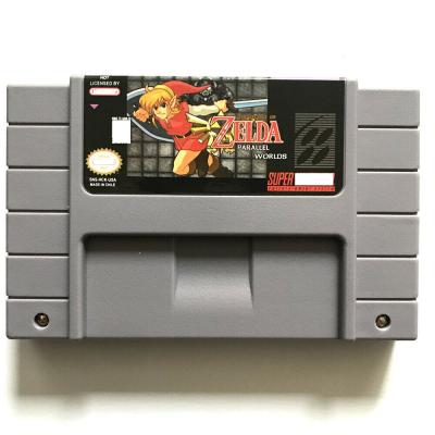 China Free Light Weight Shipping The Legend Of Zelda Parallel Worlds For SNES Super Card Game PAL NTSC Cartridge for sale