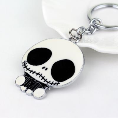 China Jack Skellington Pendant Keychain Lightweight Key Ring Key Chain Charm for sale