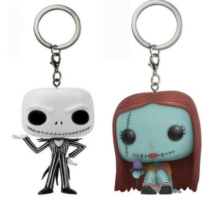 China Jack Skellington Keychain Key Ring Lightweight Key Chain Charm for sale