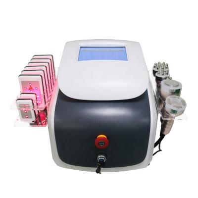 China Professional Weight Loss Vacuum Cavitation RF Lipo 6 in 1 Face Lift Factory OEM ODM Beauty Spa Bodyslimming Equipment for sale