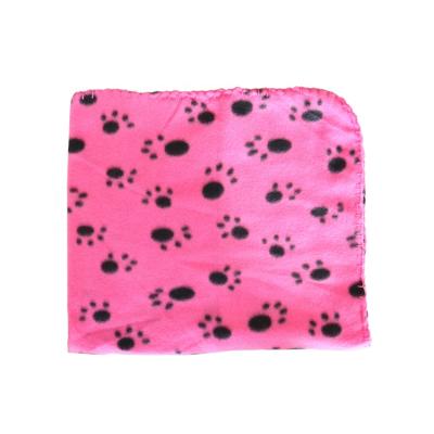 China Travel PAWS HOME Fleece Fleece Cheap Fleece Pet Throw Blanket Coral Cheap Dog Bed for sale