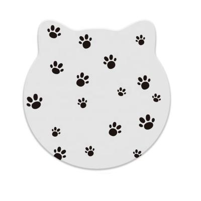 China SUSTAINABLE PAWS HOME Diatomite Coasters Cup Custom Luxury Absorbent Stone Coasters For Beverage for sale