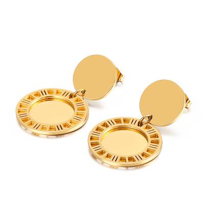 China Latest FASHIONABLE Cheap Funny Round Design Dangle Earring For 100% Safety for sale