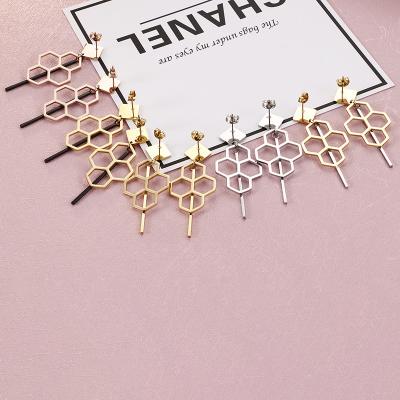 China FASHIONABLE Wholesale Golden Long Anti-allergic Temperament Circle Halloween Stud Drop Earring For Women for sale