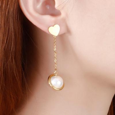 China Trendy Popular Trendy Jewelry Drop Earrings Stainless Steel Wholesale Fashion Design for sale