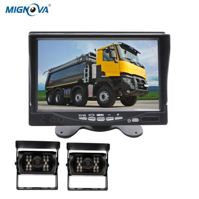 China Waterproof Vehicle Camera Syatem Backup Front And Rear View Camera Support Night Vision Waterproof With 7 Inch Monitor for sale